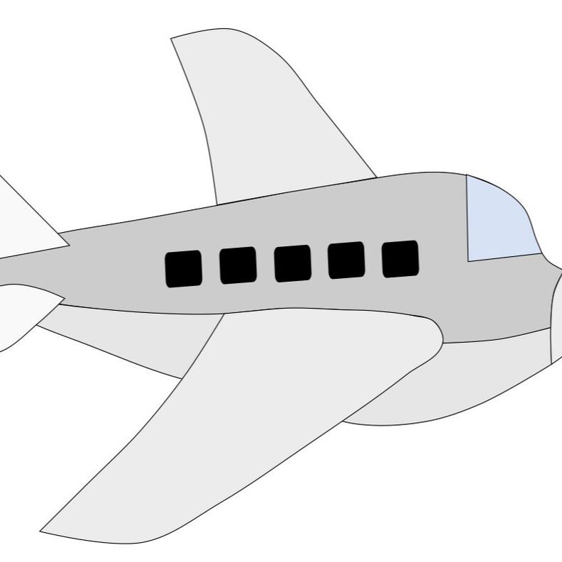 Plotterdatei Flugzeug image number 1