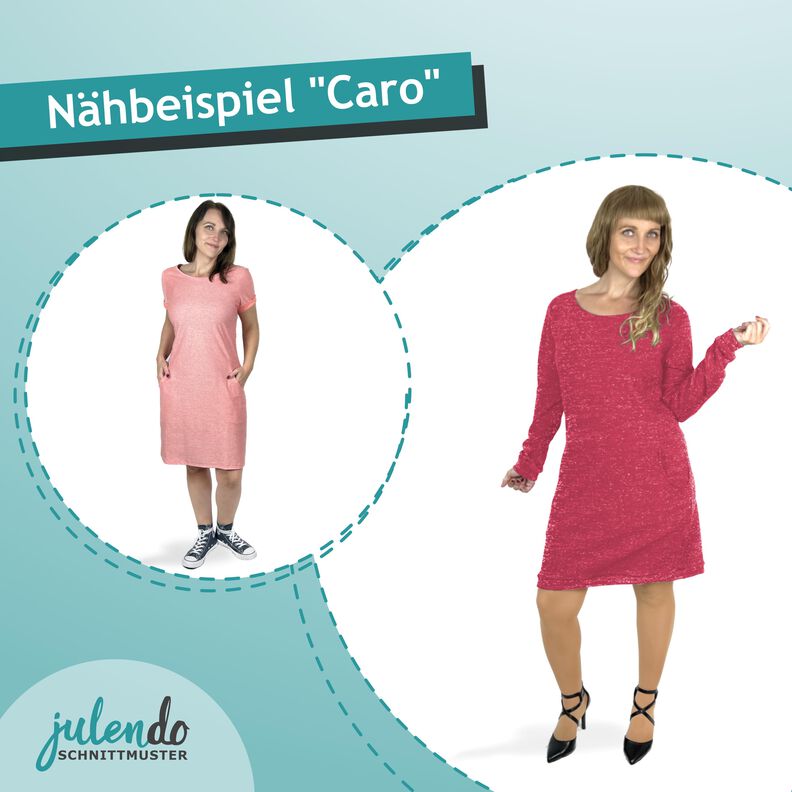 Jerseykleid mit Taschen, Gr. 32-54, Schnittmuster mit Ebenen image number 6