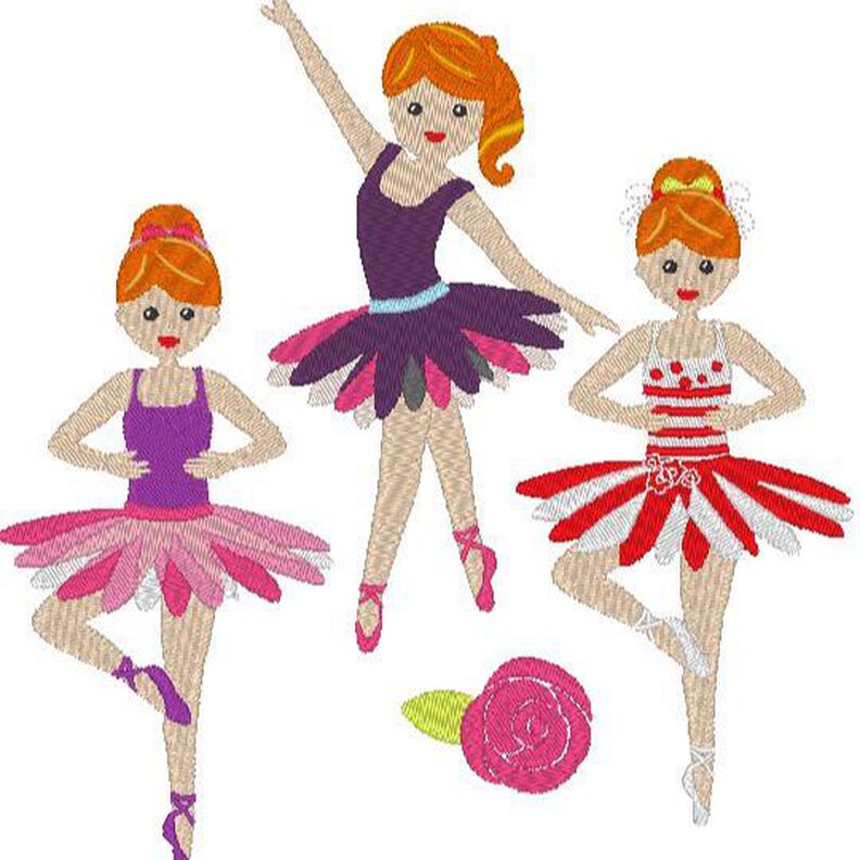 Ballerina Stickdatei Ballett image number 1