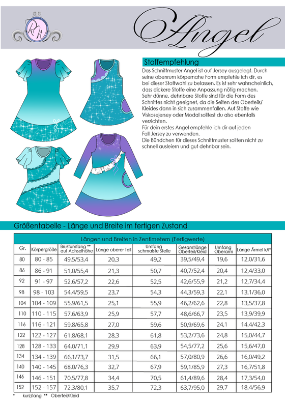 Angel Shirt/Kleid Gr. 80 bis 152 image number 2