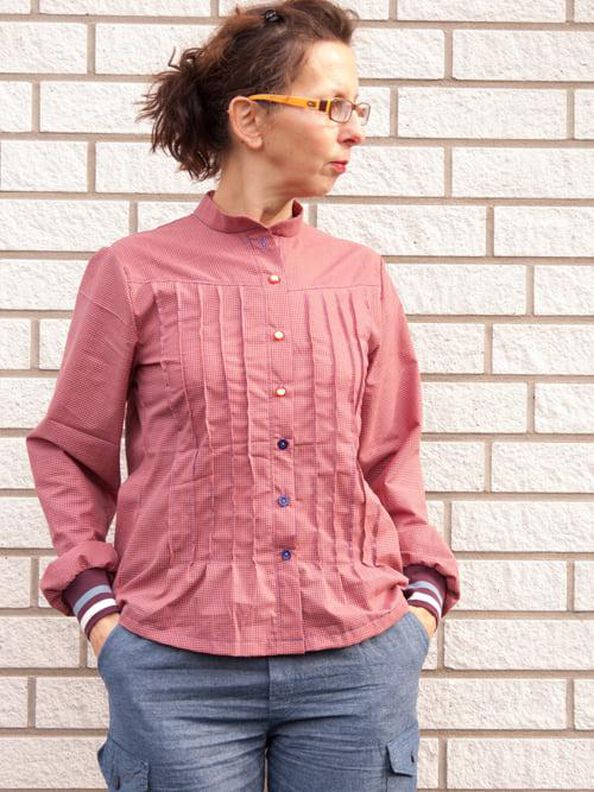 Anna- Schnittmuster und Nähanleitung Damen Bluse 34-50 image number 8