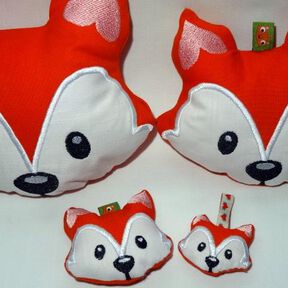 Stickdatei Fuchs Ith Kissen Anhänger