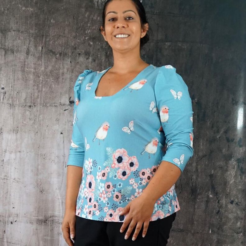 Shirt PETITE ELFIE Gr. 34-48 PDF-Schnitt A4, A0, Anleitung image number 1