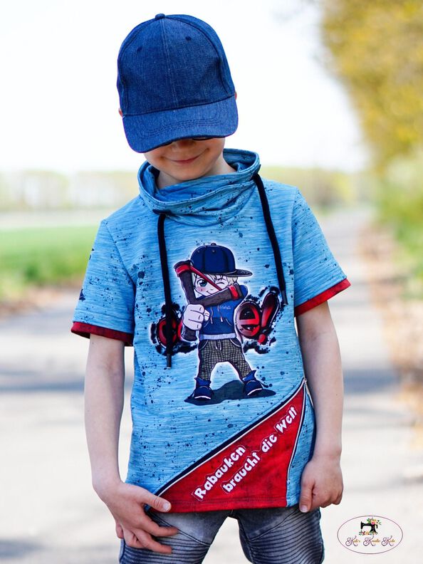 Hoodie/Shirt Swante Mini Gr. 80-122 inkl. Beamerdatei image number 4