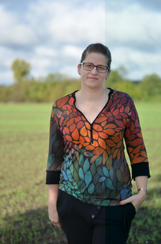 Ebook / Nähanleitung Damen Blusenshirt Jersey inkl. A0-Datei image number 2