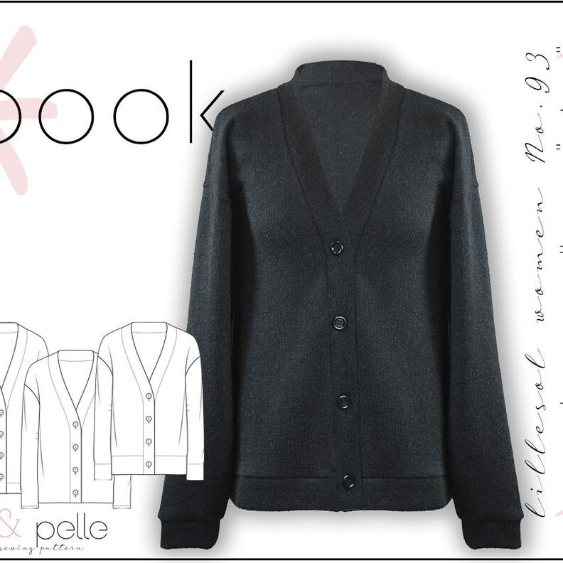 Ebook lillesol women Oversize Cardigan "Clea" *mit A0* image number 1