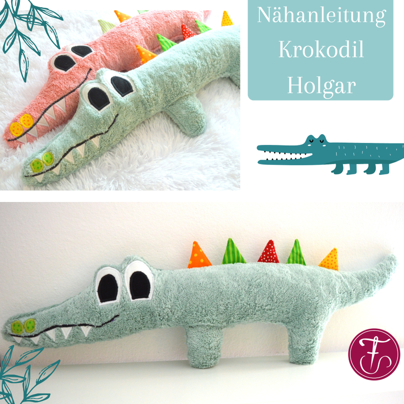 E-Book Krokodil klein Holgar Nähanleitung image number 1