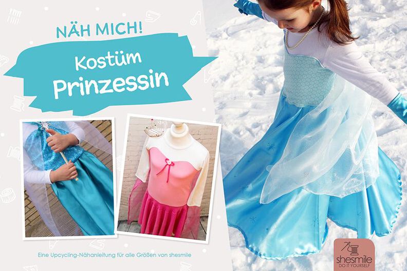 Kostüm "Prinzessin" (Upcycling-Nähanleitung für alle Größen) image number 3