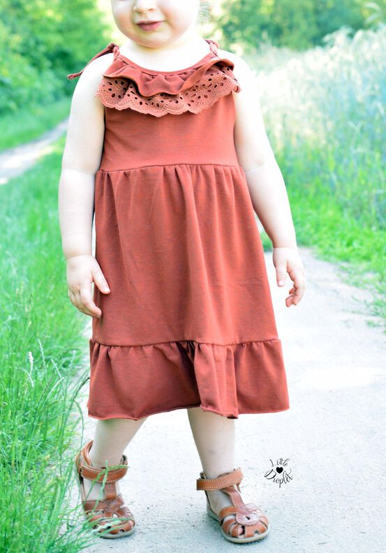 *Girls Ruffle Dress* Kleid GR. 74 BIS 158 Sommerkleid Boho image number 8