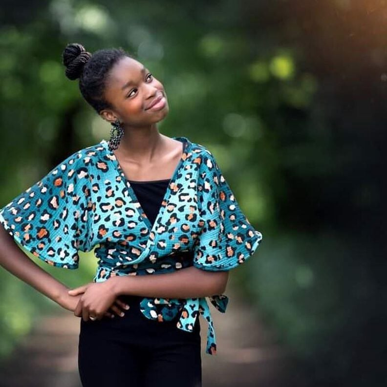 Wrap-Crop-Top Jaspis de image number 3