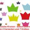 Stickdatei einfache kleine Kronen thumbnail number 1