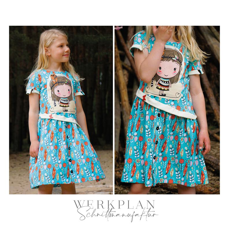 Sommer LagenWERK | 98 bis 164 | Tunika & Kleid | A4 & Beamer image number 6