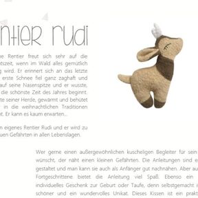 E-Book Rentier Rudi - Nähanleitung und Schnittmuster