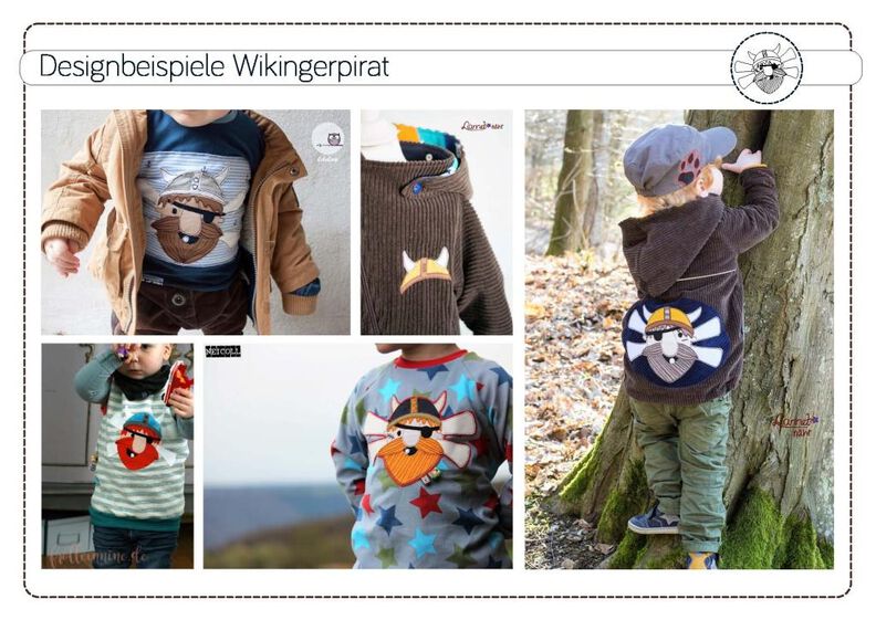 Appliziervorlage WIKINGERPIRAT image number 3