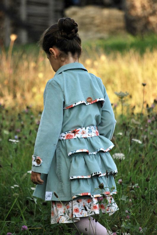 Schnittmuster Trenchcoat Leonie inkl. Beamerdatei image number 4