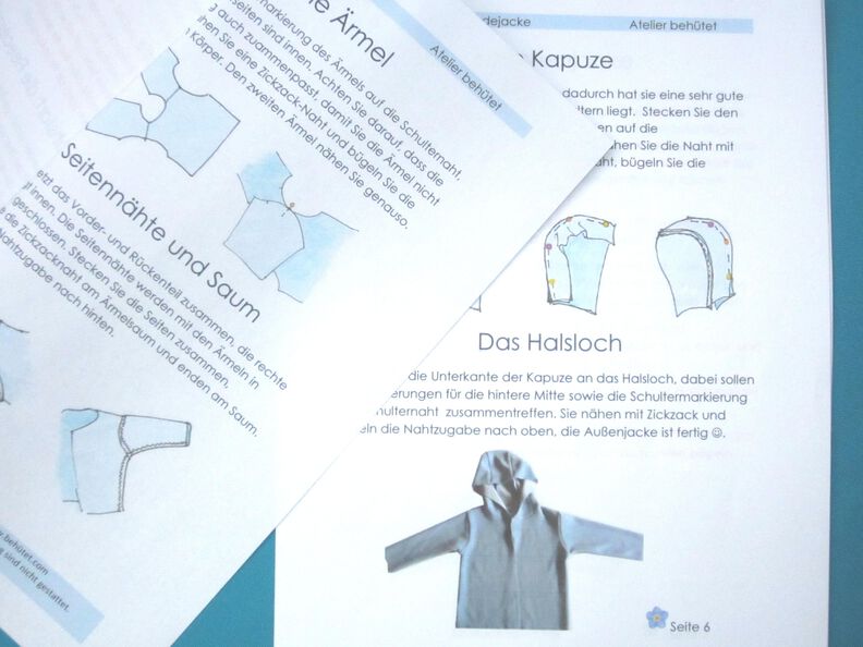 Schnitt + Anleitung Wendejacke 62-110 image number 5