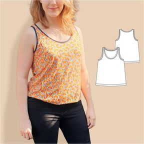 Mila – Lockeres Jersey-Top für Sommer, BU 80-116, A4+A0