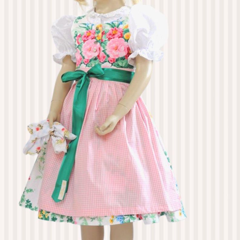 Schnittmuster Kinder Dirndl Herzilein Gr. 80-140 Beamerdatei image number 10