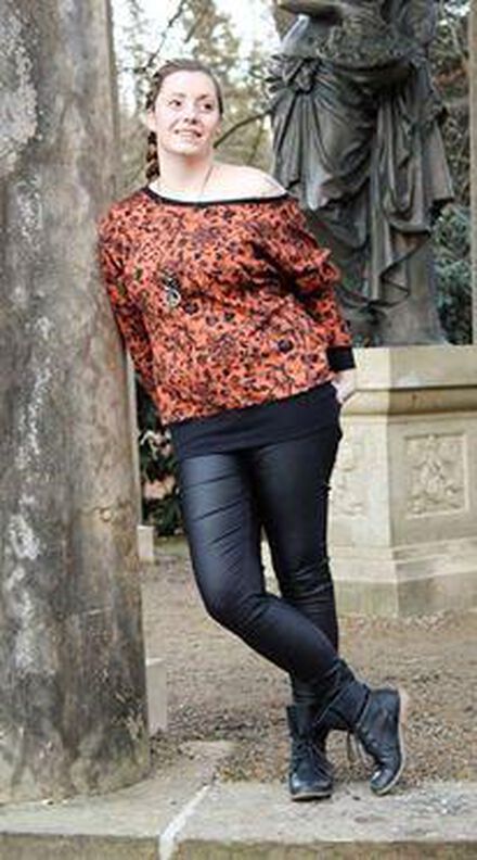 Fledermausshirt "Hyra" image number 5
