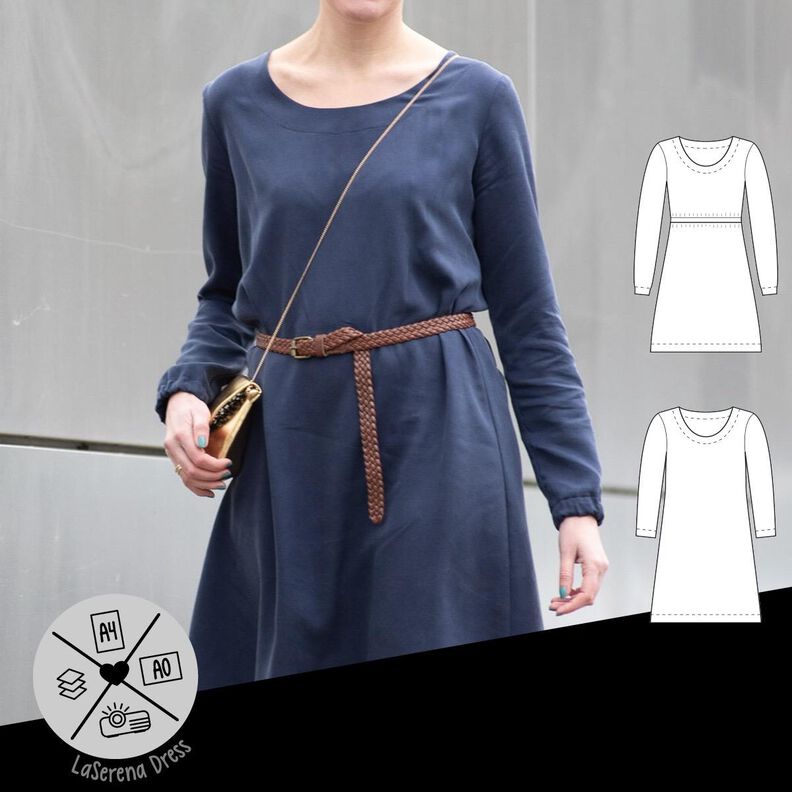 »LaSerena Dress« (32–46) – Lässiges Kleid image number 1