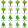 Stickdatei - Baum gefüllt Bäume thumbnail number 5