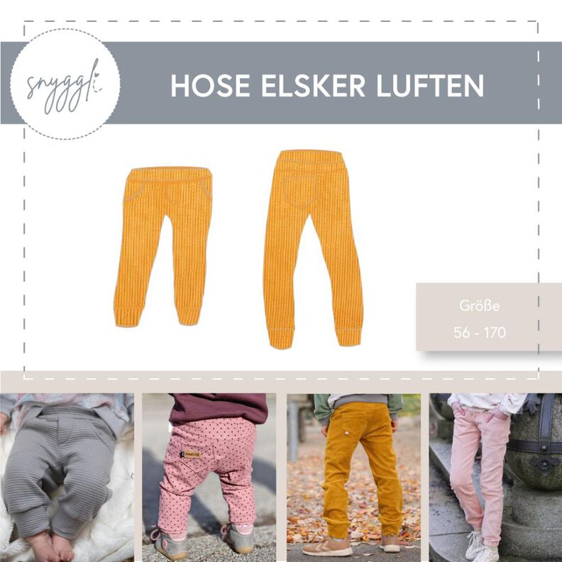 Hose Elsker Luften Gr. 56-170, A0, Kombi Ebook, Stretch Cord image number 1