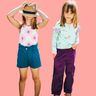 Kinder Hose Paperbag Shorts Schlupf-Hose CELI ♥ Gr. 92-164 thumbnail number 1
