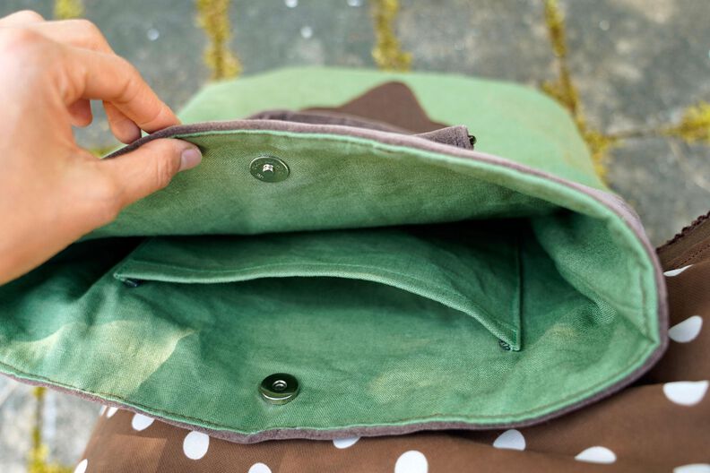 "Trage-Tasche Hirsch" mit Applikation - Anleitung + Schnitt image number 6