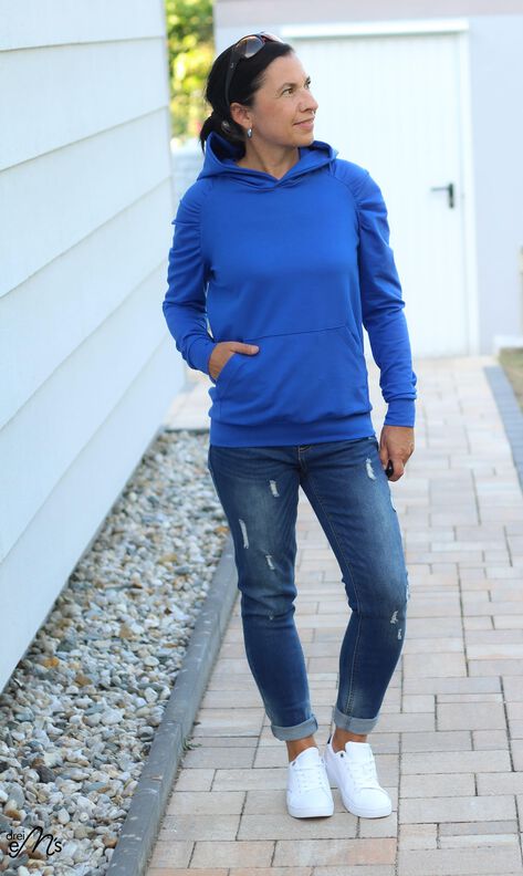 Hoodie EBERN Gr. 34-56 + gratis Plottdatei  Schnittmuster image number 3