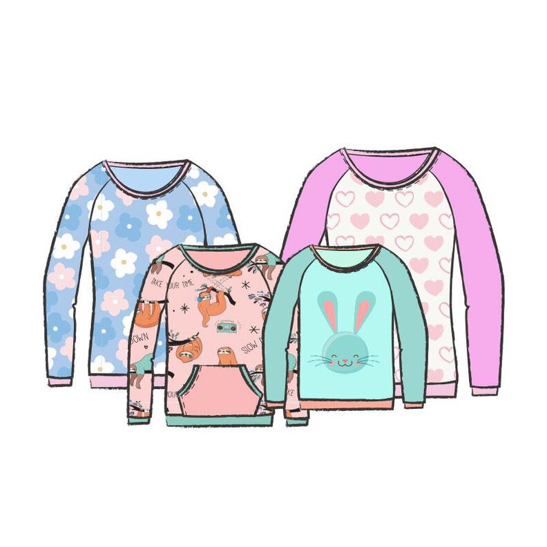 Ebook Schnittmuster Billund Basicpullover Mädchen image number 3