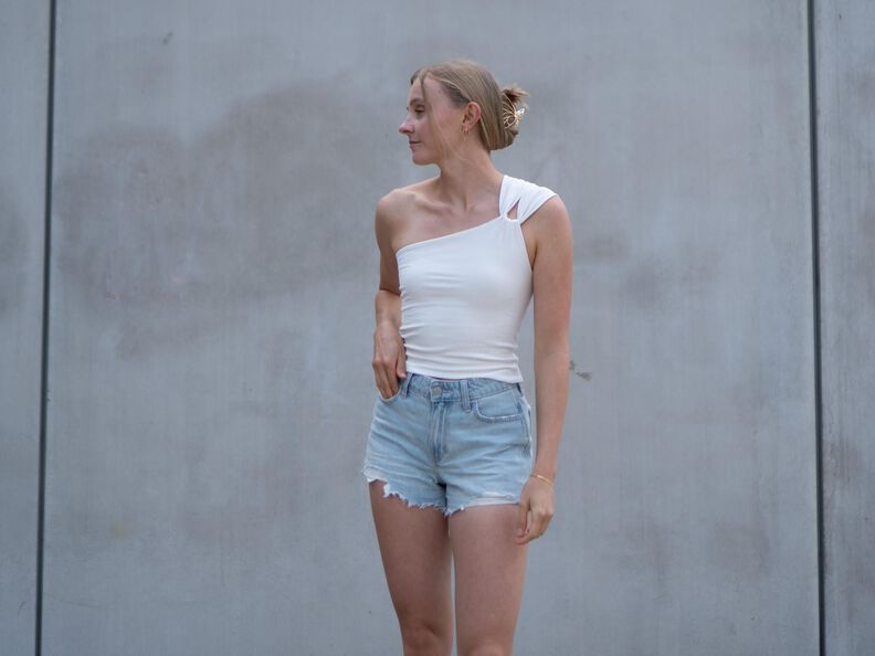 Asymmetrisches One-Shoulder Top - EDDA image number 11