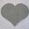 Herz Liebe Stickdatei gefüllt , Appli , doodle Button thumbnail number 2