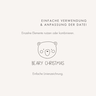 Plotter- und Laserdatei "BEARY CHRISTMAS" thumbnail number 3