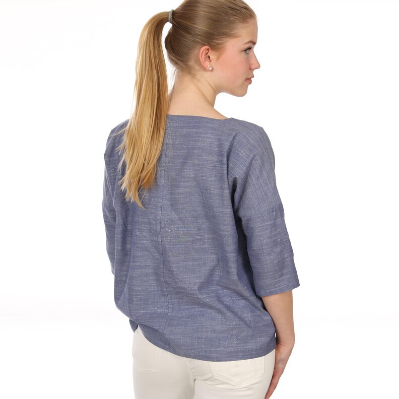 FRAU AIKO kurze Bluse mit Taschen & 3/4-Ärmeln - XXS-L image number 10