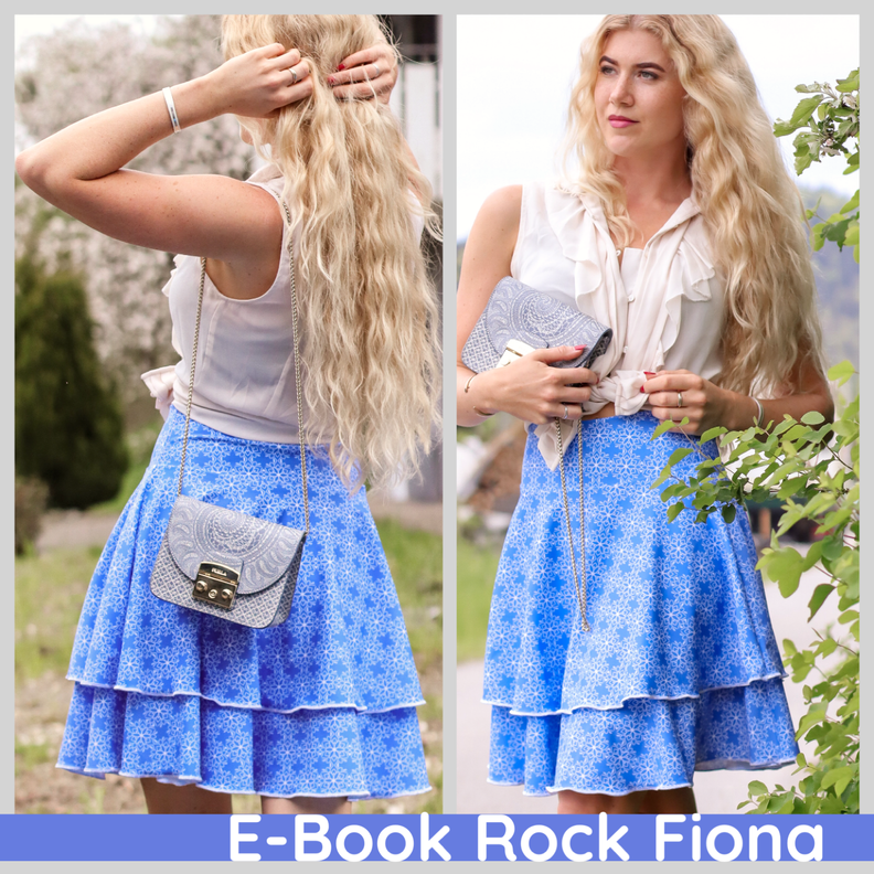Kombi E-Book Oberteil + Rock Nähanleitung und Schnittmuster image number 2