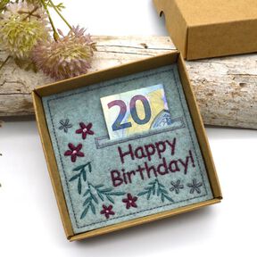 Stickdatei Geburtstag  ITH Wunscherfüller