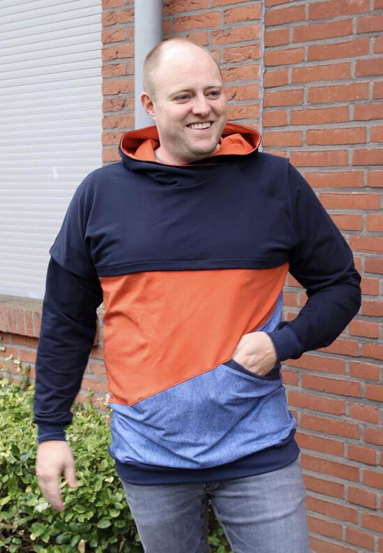 Hoodie Elias Gr.44-64  inkl. Ebenen und Beamerdatei image number 2