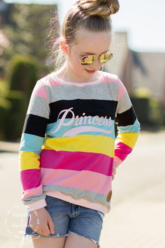 Cropshirt Kinder - Schnittmuster Gr. 86-176 - dein AMY #96 image number 7