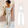 Jumpsuit "Leyla" lang und kurz Schnittmuster & Anleitung thumbnail number 1