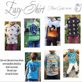 Easy-Shirt Maxi Größe 116-176 mit Beamer funktion