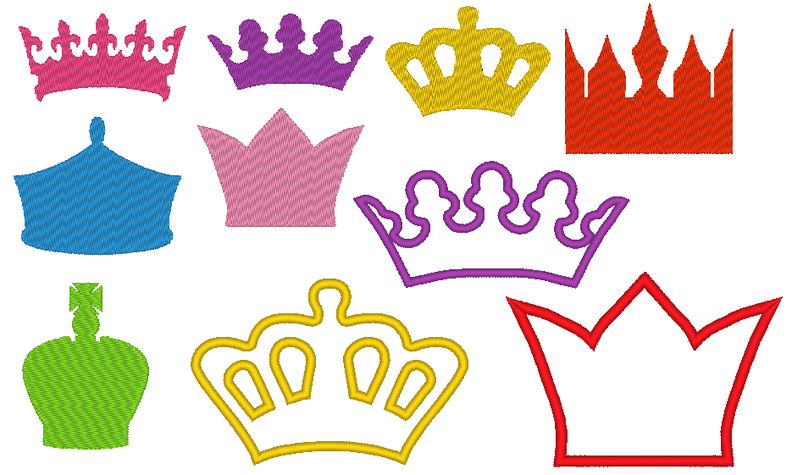 Stickdatei Kronen 3.0 Krone Prinzessin image number 2