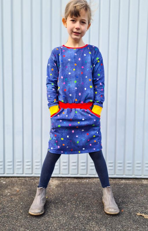 WavyBalloonDress Girls Gr. 74 bis 152 image number 9