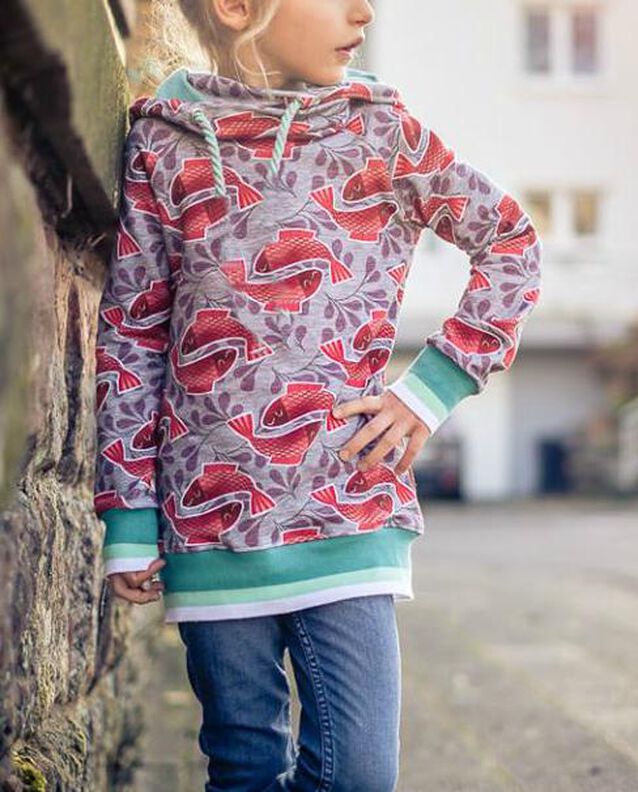 Hoodie Kinder - Schnittmuster Gr. 74-176  - deine VANJA #19 image number 2