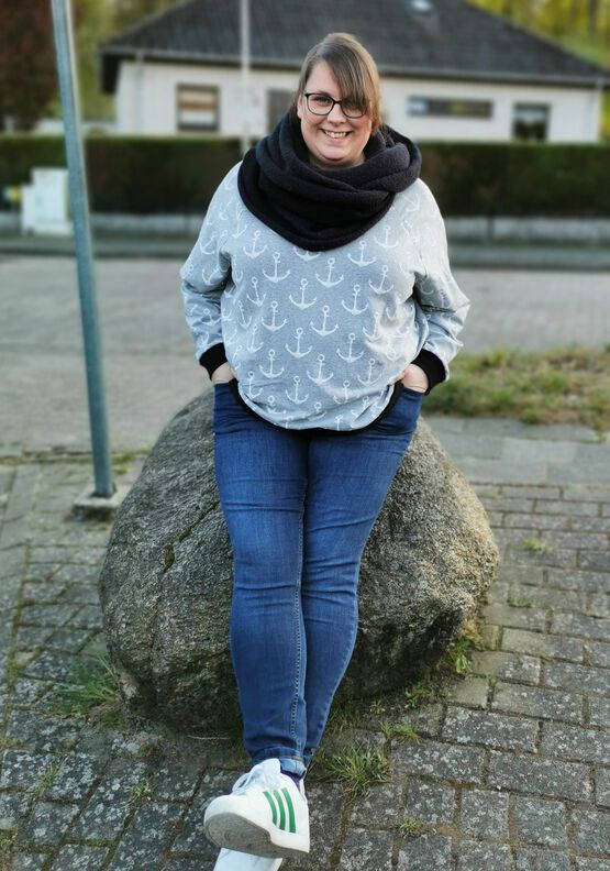Oversize Sweater (34-60) PAPAYA Raglan Damen Schnittmuster image number 8