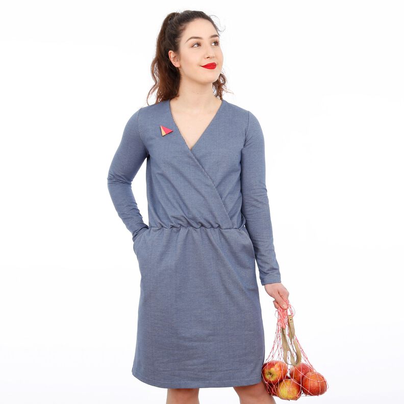 FRAU VILMA - Jerseykleid in Wickeloptik XS-L image number 4