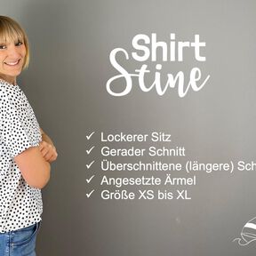 Shirt Stine | casual | überschnittene Schulter