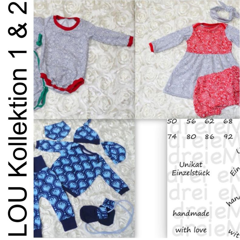 Newborn LOU SET Kollektion 1+ 2 + gratis Plott-Datei image number 1
