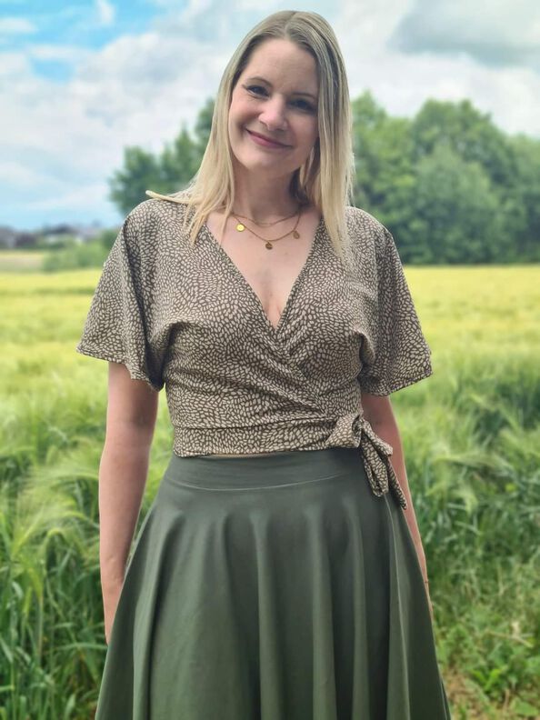 Wrap-Crop-Top Jaspis de image number 2
