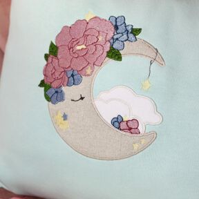 Stickdatei Luna Mondschein