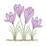 Stickdatei Krokus verschiedene Größen thumbnail number 5